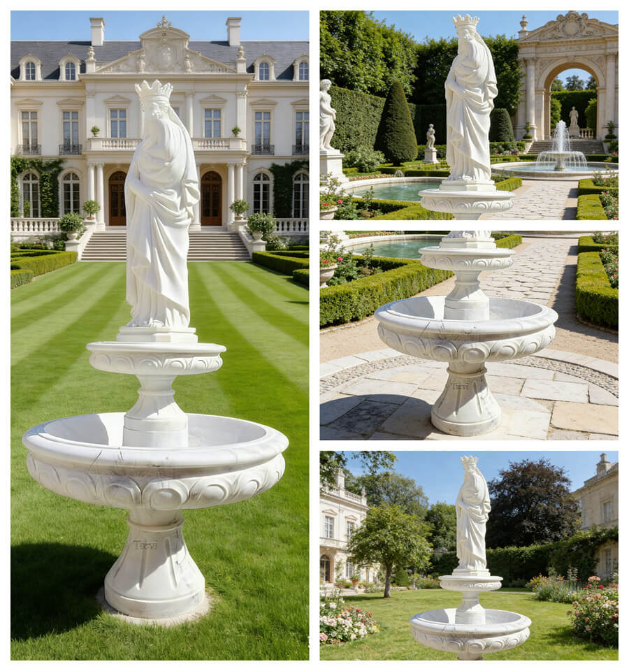 religious water fountain