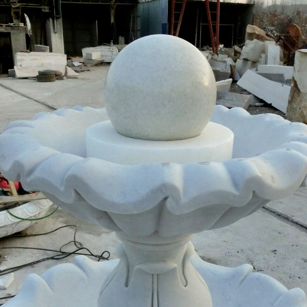 Exquisite Outdoor Marble Tiered Horse Fountain for Garden on Sale