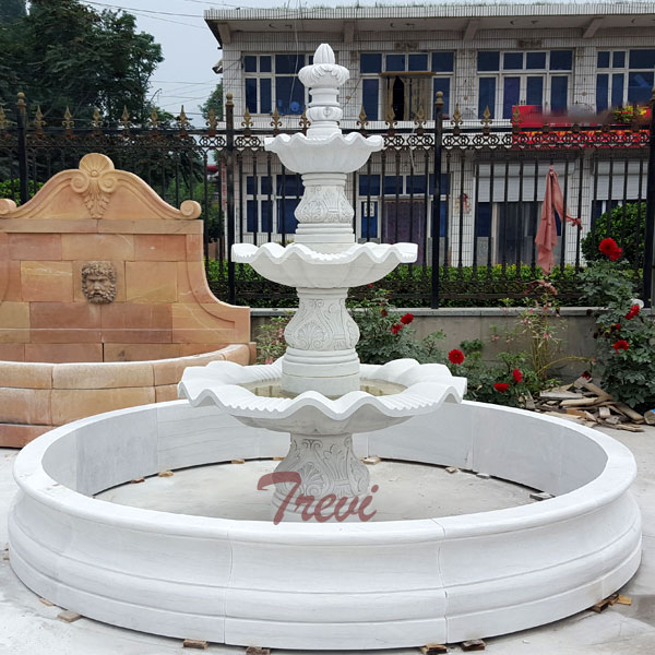 Small patio two tier fountain for home