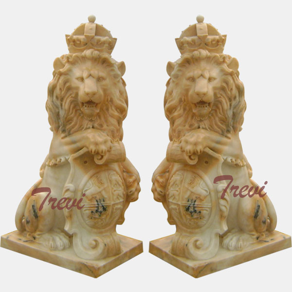 indian Lion Outdoor Animal Ornaments Lawn Ornaments