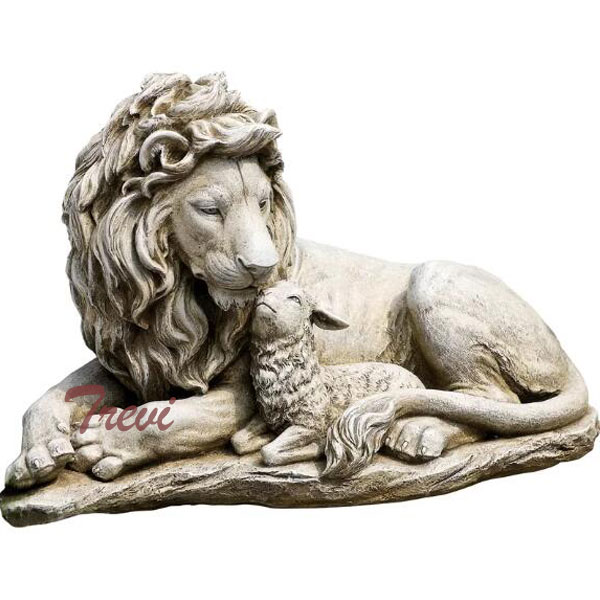 indian Lion Large Animal Garden Sculptures for House